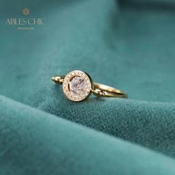 Ables Chic Bizantino Antiga Moeda de Prata Sólido Ouro 18K, Diamante 0.055ct Rubi 0.01ct Anéis Gregos Romanos, Autêntico - Image 6