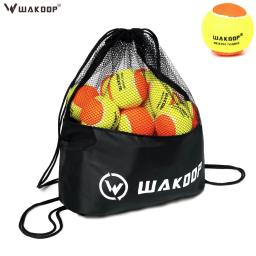 Wakdop Bolas de tênis de praia profissionais para competição Bola durável do treinamento da elasticidade alta para o treinamento da escola do clube bolas de tênis de praia de borracha com saco de ombro da malha - Image 1