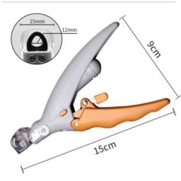 Pet aparador de unhas clipper cão cortador de unhas moedores para gato cão clipper com luz led pet paw sharpener tesoura unha - Image 5