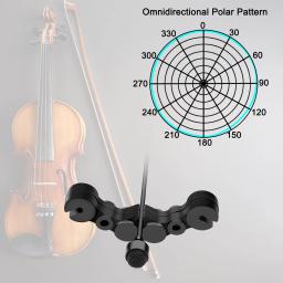 Kimagfun-Microfone para Violino Clássico, Instrumento Musical, Condensador, Vlogging, Youtube, Streaming ao Vivo, Professor, Música, Performance - Image 6