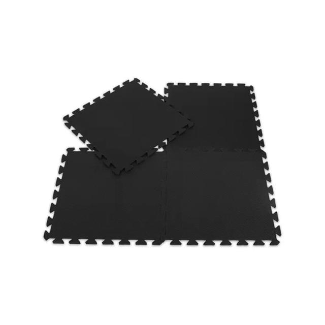 Kit com 10 Tapetes de Eva para Bebês e Academia de Luta - 50x50cm, 10mm, Preto