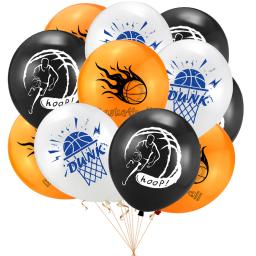 Basquete tema festa decoração conjunto, puxar bandeira, cartão do bolo, balão, menino layout suprimentos, esportes - Image 3