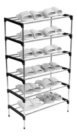 Sapateira Vertical Inox Luxo 18 Pares 6 Prateleiras - Image 4