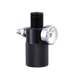 Paintball CO2 Cilindro Tanque, On-off Válvula com Testador de Pressão, Adaptador De Carregamento De Ar, Rosca M18x1.5 - Image 5