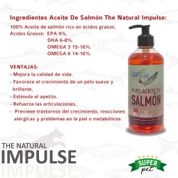 O suplemento natural do óleo de salmão 500 ml do impulso para cães ou gatos de todas as idades alto teor de ácidos graxos - Image 3