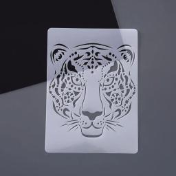 A4 Stencils para Pintura, Artesanato DIY, Série Animal, Scrapbook, Parede Grande de Madeira, Piso De Vidro Tecido, Art Template, Cartão de estampagem - Image 6