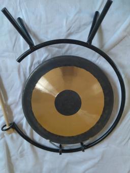 Handmade chau gong 10 polegada gongo com gongo suporte instrumento de percussão - Image 2