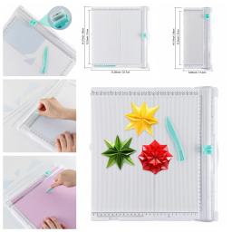35.5x35.5cm dobrável guarnição e placa de pontuação tapete de corte de cartão de papel para caixas convite envelopes capa de livro que faz ferramentas diy - Image 1