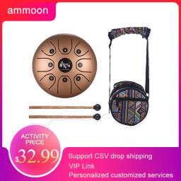 Tambor de língua de aço 8 tons, 5.5 unidades mini tambor de língua de aço c chave pan tambor com maletes de tambor transporte, instrumento de percussão - Image 1