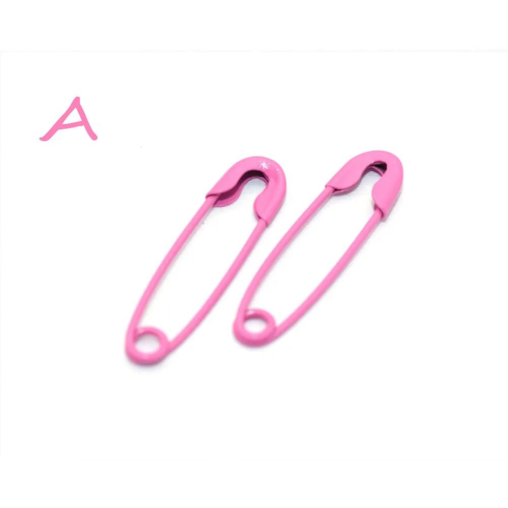 Pinos de segurança coloridos para trabalhos manuais, pinos de proteção, broche de metal, pinos de 19mm, marcador de ponto de travamento, artesanato colorido - Image 1