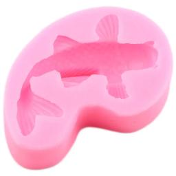 Molde de silicone em forma de peixe 3d, artesanato, faça você mesmo, carpas, fondant, cobertura de cupcake, bolo de chocolate, ferramentas de decoração, argila, moldes de resina - Image 5