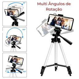 Tripé Universal altura ajustavel Portátil Profissional Telescópico Para Câmera Gopro Celular Smartphone Fotografia Vídeos 3110 - Image 4