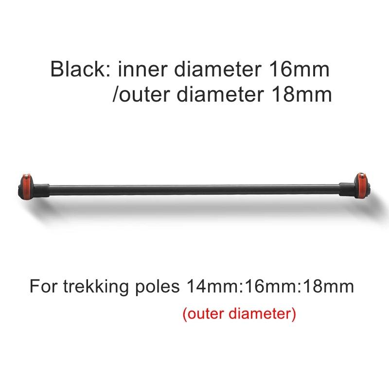 Ultraleve Trekking Polo de Conexão, Conector De Tenda De Pirâmide, Um Suporte De Tarp, Acessórios De Caminhadas De Acampamento, 3F Knot, 18mm, 16mm - Image 1