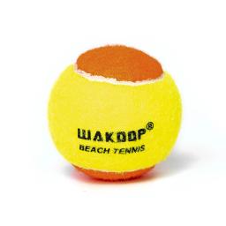 Wakdop Bolas de tênis de praia profissionais para competição Bola durável do treinamento da elasticidade alta para o treinamento da escola do clube bolas de tênis de praia de borracha com saco de ombro da malha - Image 2