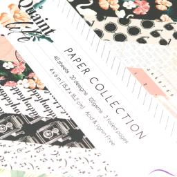 Papel de decoração para scrapbooking, padrão para artesanato, composto por um lado com designs - Image 2