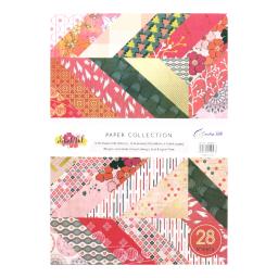 Papel de decoração para scrapbooking com estampa criativa, caminho a5 & a6, artesanato, design de um lado, fundo, origami, sem ácido - Image 1