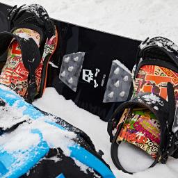 XCMAN Snowboard Almofada de ponta de alumínio transparente antiderrapante, fornece aderência extra e tração perfeita com adesivos 3M 5,1x4,3 polegadas - Image 6