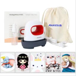 Mini máquina portátil de prensa térmica, impressão de camisetas, faça você mesmo, fácil transferência de aquecimento, máquinas de ferro para roupas, bolsas, chapéus - Image 5