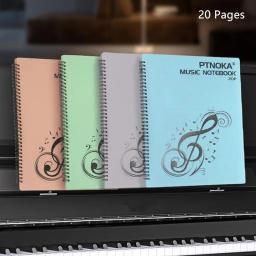 Pasta de música para notas e documentos, Organizador para armazenamento, caso titular, folha, Pasta Piano, tamanho A4, 20 páginas - Image 3