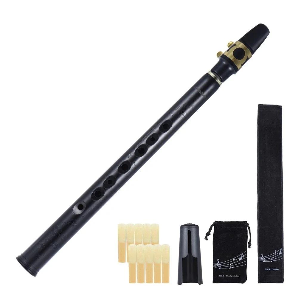 Ammoon-mini saxofone de bolso para bb, instrumento de sopro, saxofone abs, com bocal alto, 10 peças - Image 1