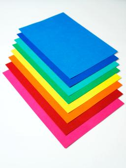 Texturizados Papelão Cardstock para Fazer Cartão e Scrapbooking, A4 Cartão Pesado, Corante Baseado, Color Core, Chaves, Artesanato DIY, PK16, 216gsm - Image 2