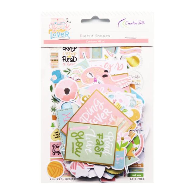Caminho Criativo: 148 Peças Diecutas em Papel para Scrapbooking, Cardmaking e Decoração de Diários