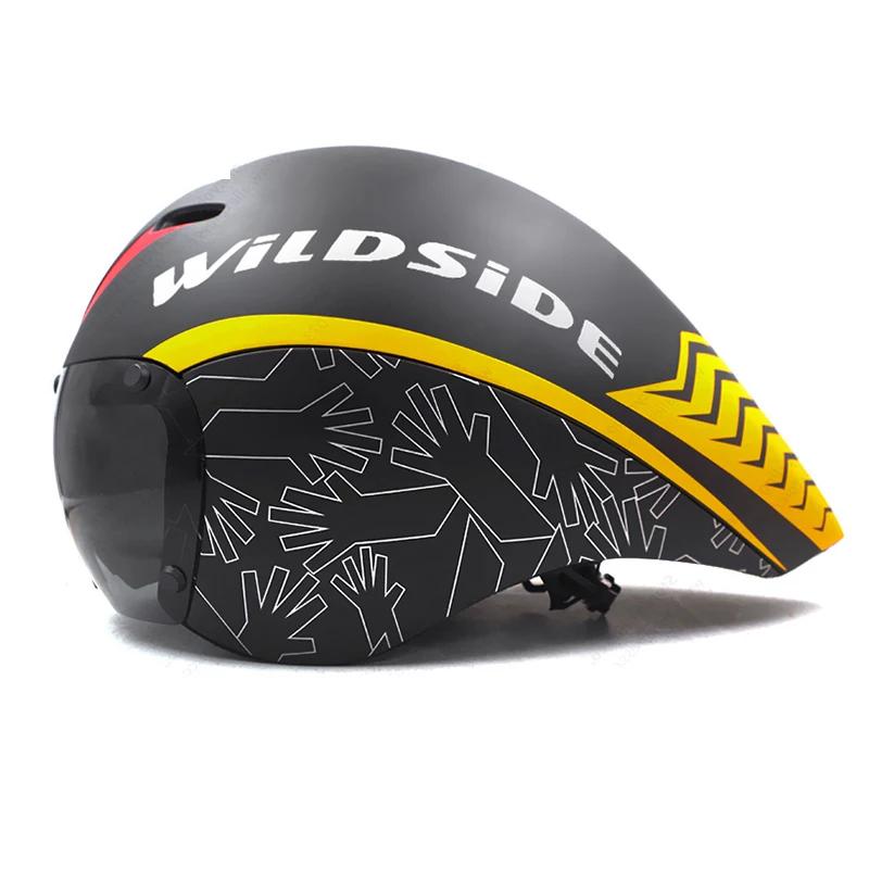 TT Ciclismo Capacete Lente para Homens, Capacete Triatlo, Capacete Tri Aero Road Bike, Corrida Timetrial, Acessórios de bicicleta - Image 1