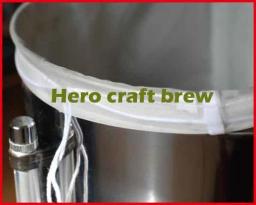 10 galão 45*50cm filtro de cerveja de grau alimentício, saco com filtro homem, sacos de filtro de fruta, balde de vinho, cinta fina, ferramentas de bar de fabricação caseira - Image 4