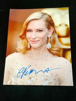 Cate blanchett autografado assinado foto imagem 8*10 polegadas estrelas presentes coleção colecionáveis - Image 3