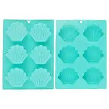 Forma de silicone decorada para cupcake conchas - Image 2