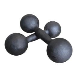Par de Halteres de Ferro Fundido Pintado - 1 Kg - Image 2