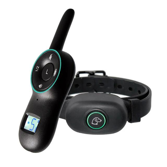 Coleira de Adestramento Recarregável e Impermeável com Controle Remoto para Cachorros - A01 100g2280