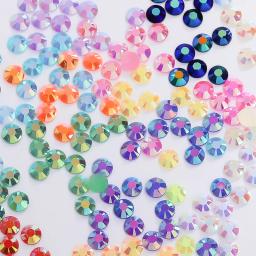 Geléia AB Resina Strass Enfeites para Artesanato, Nail Art Set, Flatback Pedras Preciosas, Cristal DIY, 12 Grade, Mix Cores Kits - Image 6