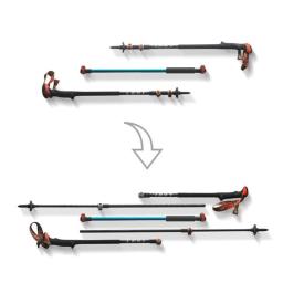Ultraleve Trekking Polo de Conexão, Conector De Tenda De Pirâmide, Um Suporte De Tarp, Acessórios De Caminhadas De Acampamento, 3F Knot, 18mm, 16mm - Image 3