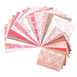 Papel de decoração para scrapbooking com estampa criativa, caminho a5 & a6, artesanato, design de um lado, fundo, origami, sem ácido - Image 3