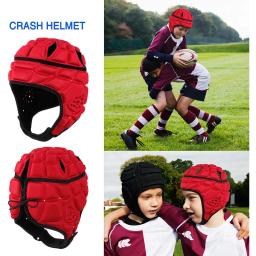 Rugby capacete acolchoado headguard headgear para o futebol scrum boné cabeça protetor macio capacete de proteção para crianças jovens do bebê futebol - Image 1