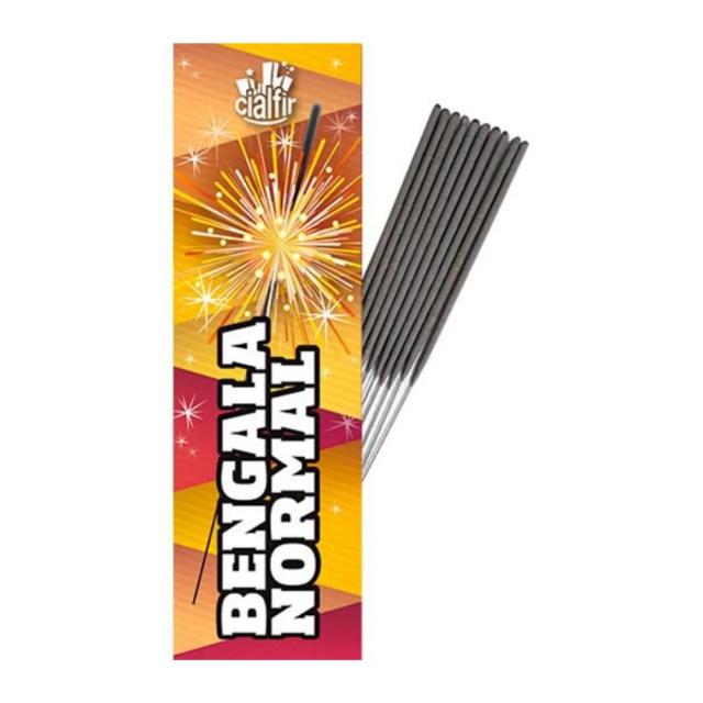 Faíscas Amarelas CIALFIR para Festas: Sparklers de 17cm Ideais para Aniversários e Casamentos - Disponíveis em Pacotes de 50, 100 ou 200 unidades