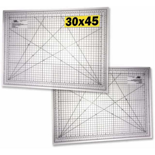 Base de Corte Transparente Auto Cura 30x45 para Patchwork e Artesanato