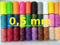 Linhasita 30 bobinas fio encerado 0,5mm de espessura, linhas de costura, fio que faz pulseiras, fio que faz pulseiras macrame, fio que faz pulseiras, macrame, linha de costura, bordado, costureira, linha, costura, diy - Image 1