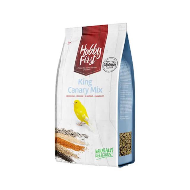 Alimento Sementes para Canários Hobbyfirst Rei Canário 1 kg Mix Nutritivo