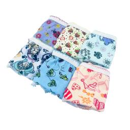 Calcinha Infantil Criança Algodão Estampada Colorida Atacado Revenda Lote Kit 10 Unidades - Image 6