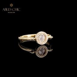 Ables Chic Bizantino Antiga Moeda de Prata Sólido Ouro 18K, Diamante 0.055ct Rubi 0.01ct Anéis Gregos Romanos, Autêntico - Image 3