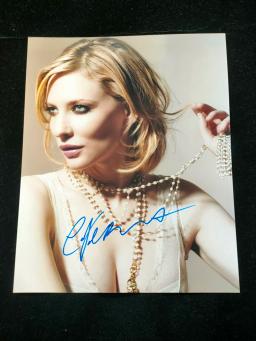Cate blanchett autografado assinado foto imagem 8*10 polegadas estrelas presentes coleção colecionáveis - Image 5
