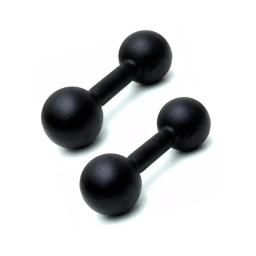 Par de Halteres de Ferro Fundido Pintado - 1 Kg - Image 1