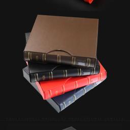 Álbum De Coleção De Couro Para Selo Internacional, Fichário De Moedas, Livro De Notas, PCCB Vazio, MINGT, 3 7 9 Buracos - Image 5