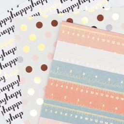 Papel de decoração para scrapbooking, padrão para artesanato, composto por um lado com designs - Image 6