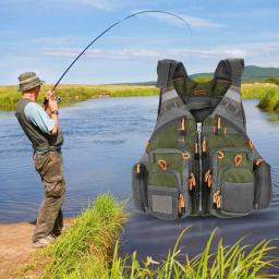 Lixada Outdoor Vest Pesca, Jaqueta de Segurança Superior, Natação e Vela Colete, Flutuação, Rolamento 209lb - Image 5