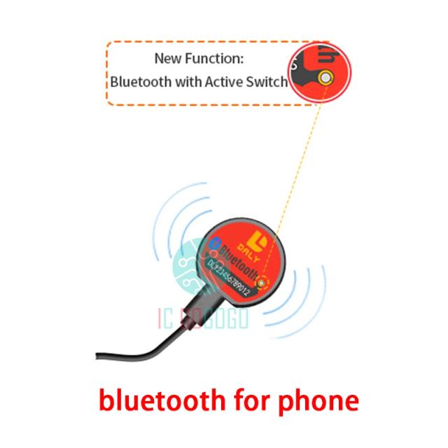 DALY Smart BMS 30A-60A Li-ion/LiFePO4 Placa de Proteção com Bluetooth e APP