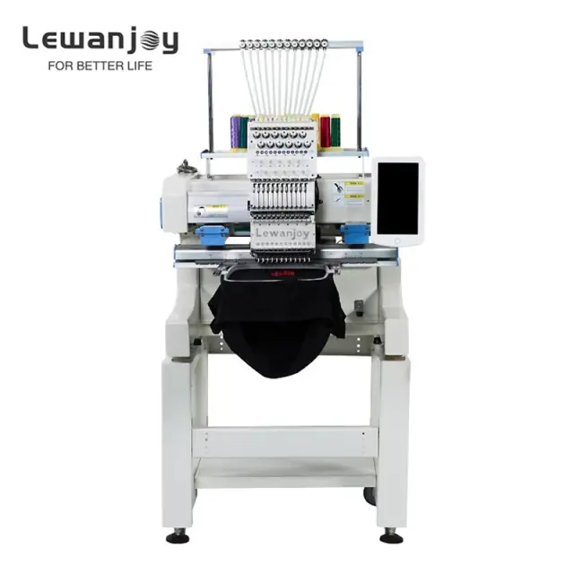 Lewanjoy Máquina de Bordar Computadorizada 9 Agulhas Cabeça Única