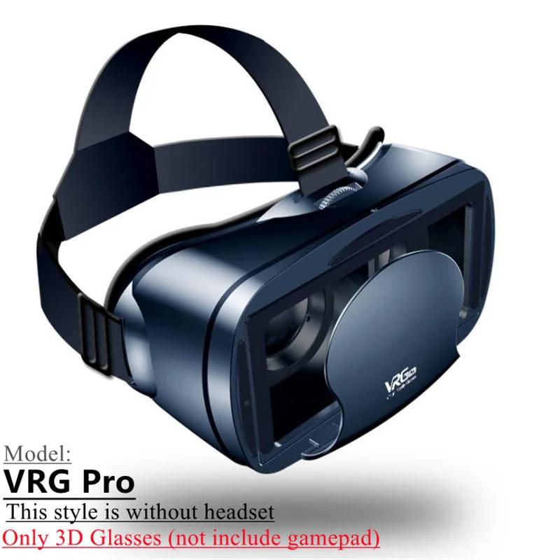 Óculos de realidade virtual vr imax tela enorme hd 3d óculos google caixa de papelão vr fone de ouvido capacete para 5-7 "telefone, suporte gamepad - Image 1